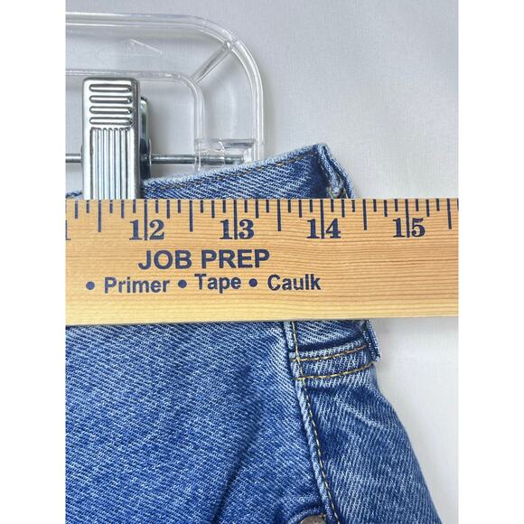 Levi's 501 Women's 28 Blue Anniversary Edition Button Fly Cut Off Denim Shorts - Picture 3 of 8